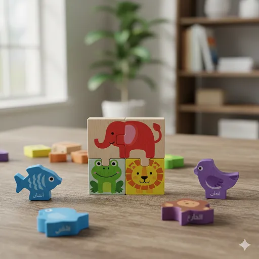 بازل الحيوانات التعليمية